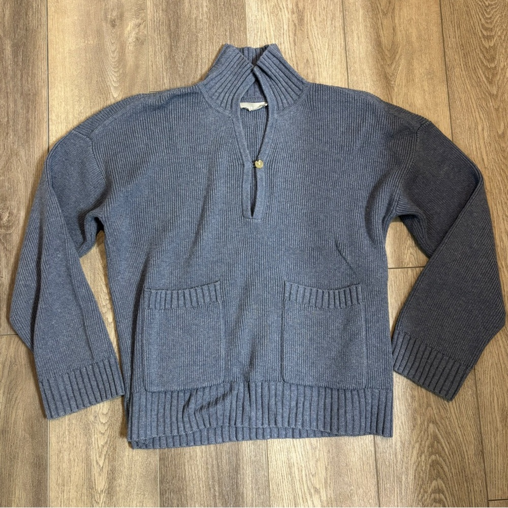 Grey-ish Blue Everlane Sweater